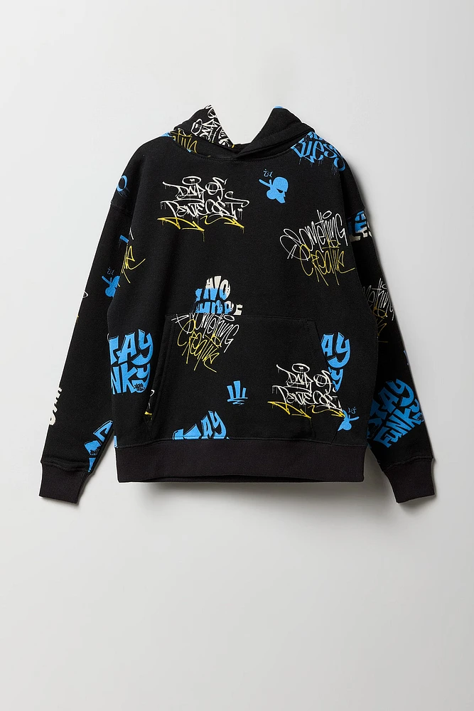 Boys Printed Hoodie