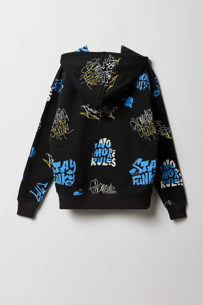 Boys Printed Hoodie