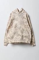 Boys Camo Print Fleece Hoodie