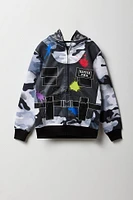 Boys Paintball Pro Full Zip Fleece Hoodie