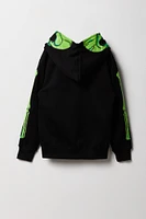 Boys Skeleton Print Full Zip Hoodie