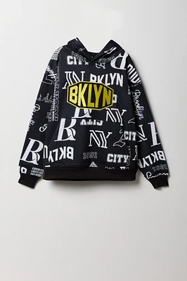 Kids Graffiti Print Hoodie