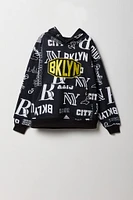 Kids Graffiti Print Hoodie
