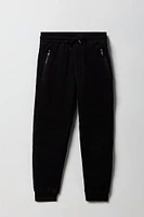 Boys Fleece Zip Pocket Jogger
