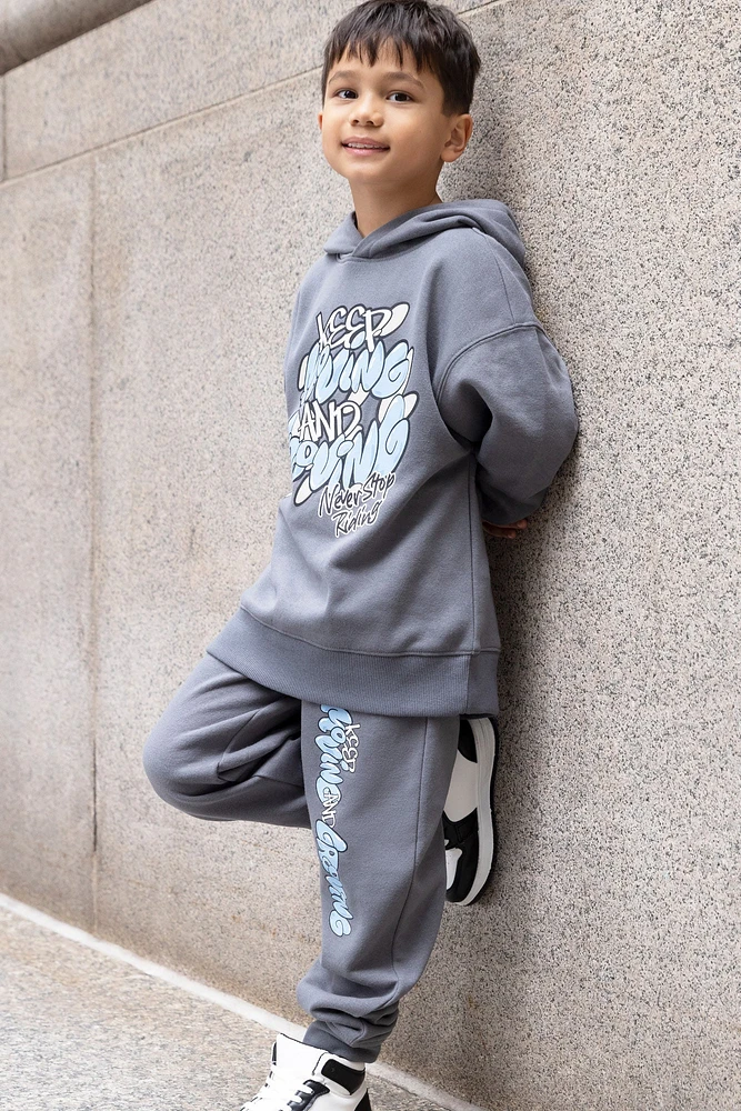 Kids Graphic Fleece Jogger