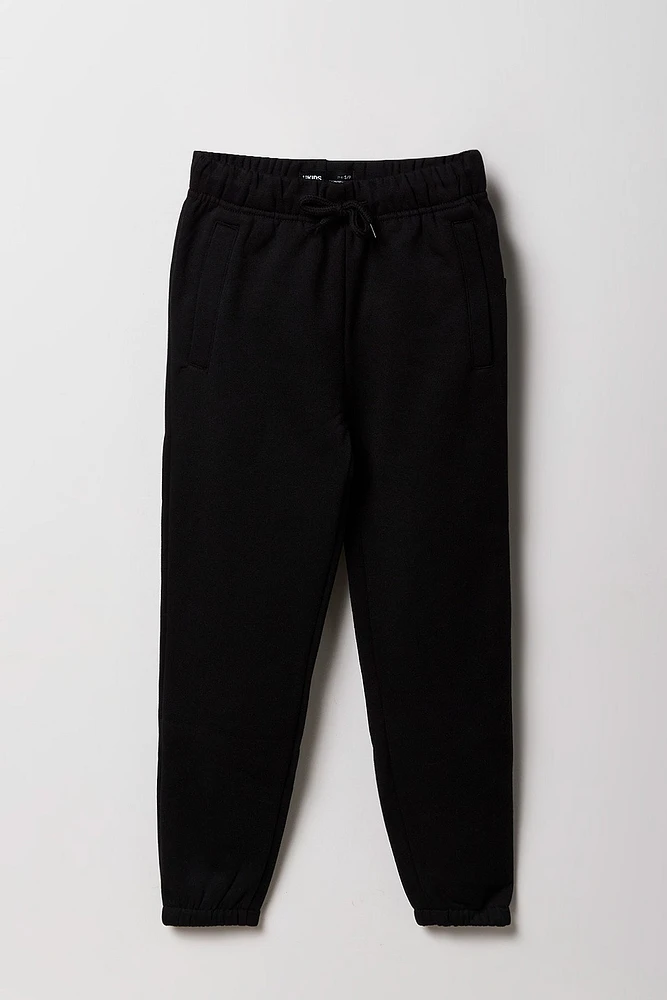 Boys Solid Fleece Jogger