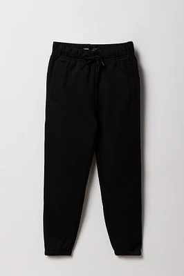 Boys Solid Fleece Jogger