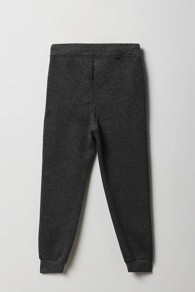 Jogger en molleton avec blocs de couleurs et poches à fermeture glissière pour enfants