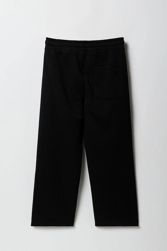 Boys Wide Leg Fleece Sweatpant