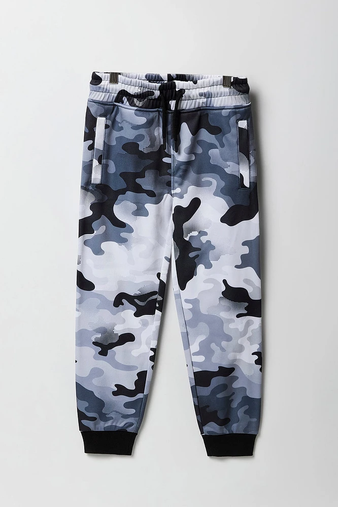 Jogger en molleton avec motif camouflage pour garÃ§on