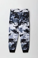 Jogger en molleton avec motif camouflage pour garÃ§on