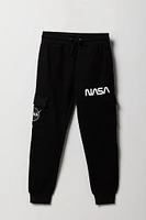 Boys NASA Graphic Fleece Cargo Jogger