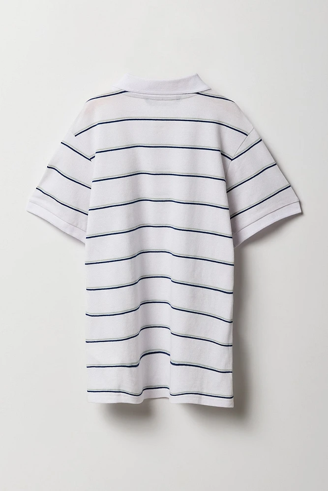 Polo rayé pour garçon