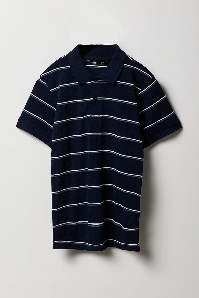 Polo rayé pour garçon