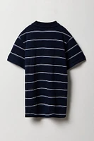 Boys Striped Polo Top