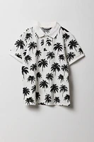 Polo avec motif tropical pour garçon