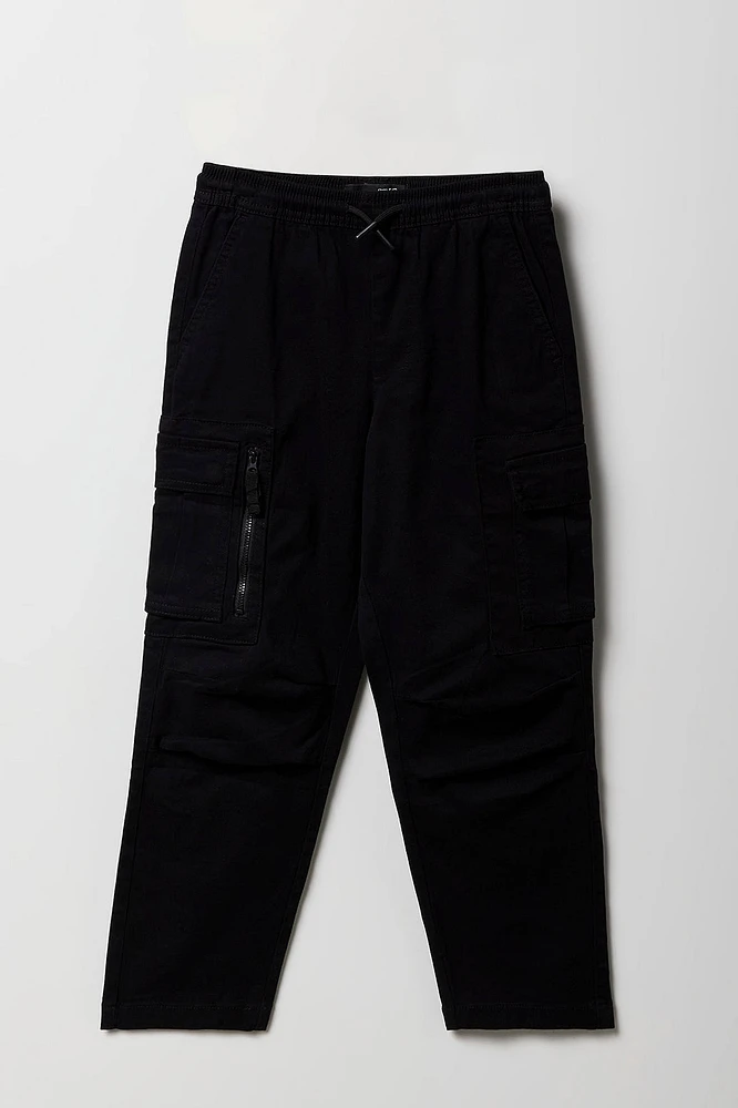 Boys Zip Pocket Cargo Pant