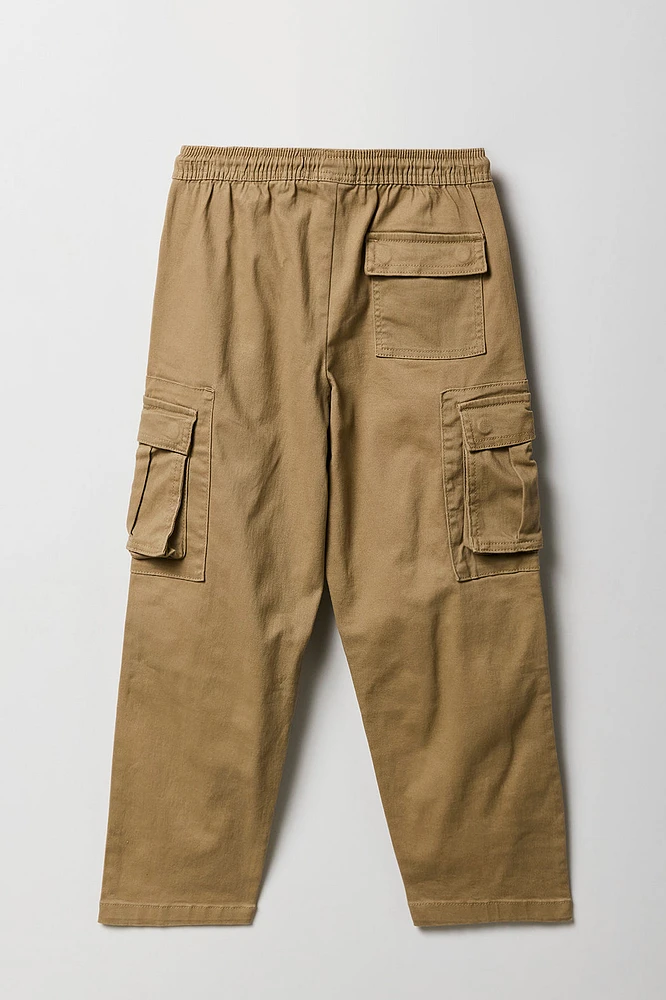 Pantalon cargo avec poche à glissière pour garçons