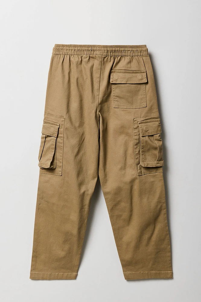 Pantalon cargo avec poche à glissière pour garçons