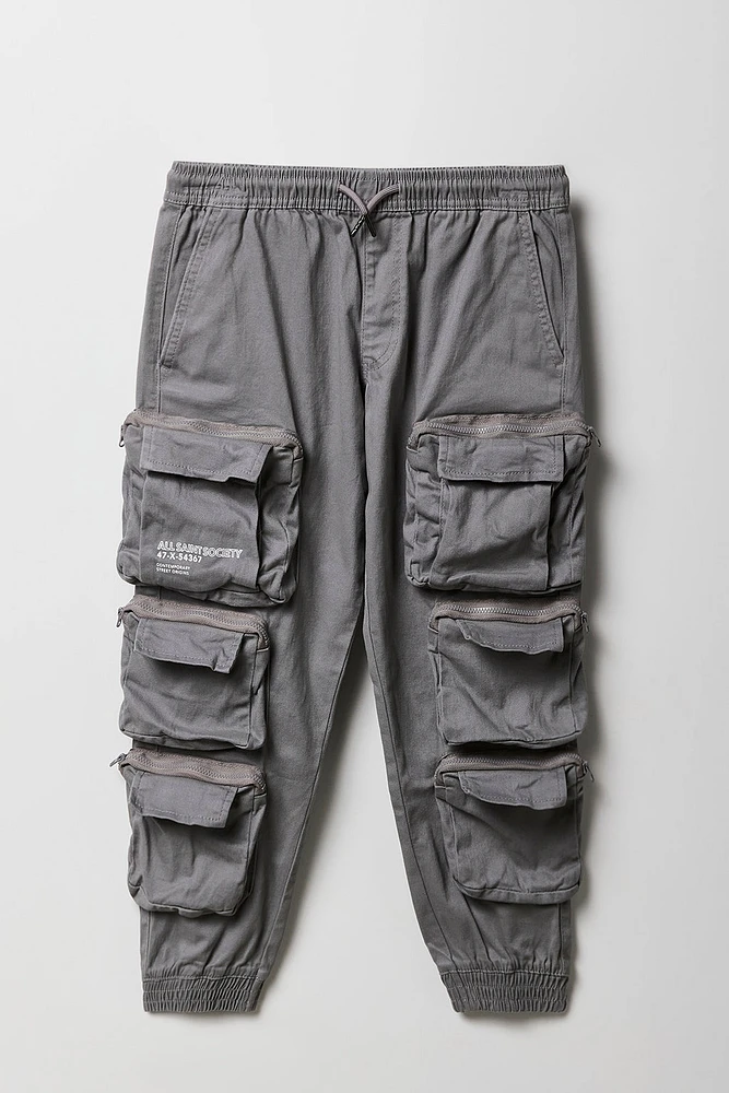 Pantalon cargo à six poches pour garçons