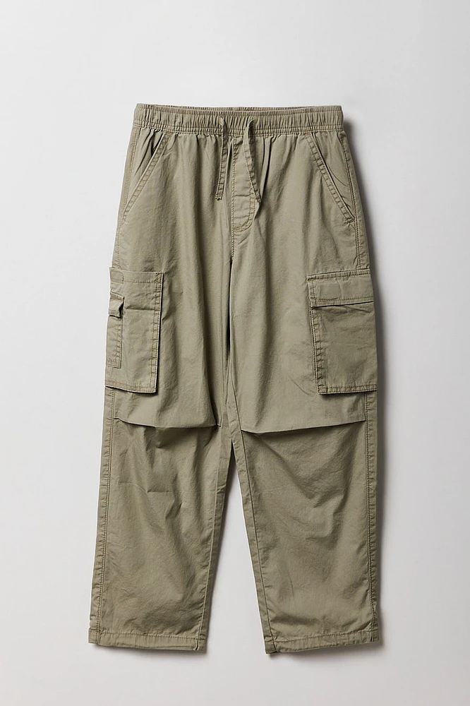 Boys Straight Leg Cargo Jogger