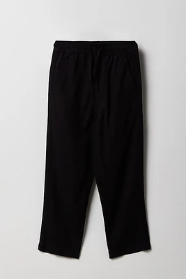Boys Straight Leg Linen Pant