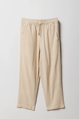 Pantalon en lin à jambe droite pour garçon