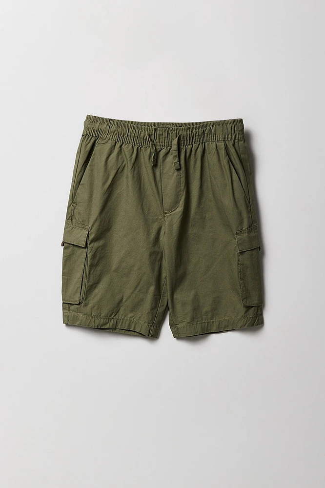 Short cargo long pour garçon