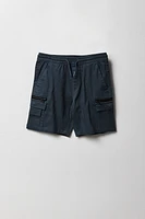 Short cargo avec poches à fermeture glissière pour garçon