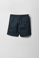 Short cargo avec poches à fermeture glissière pour garçon