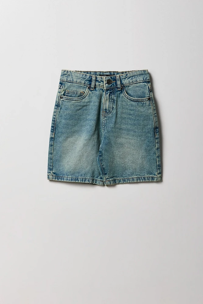 Short en denim pour garçon