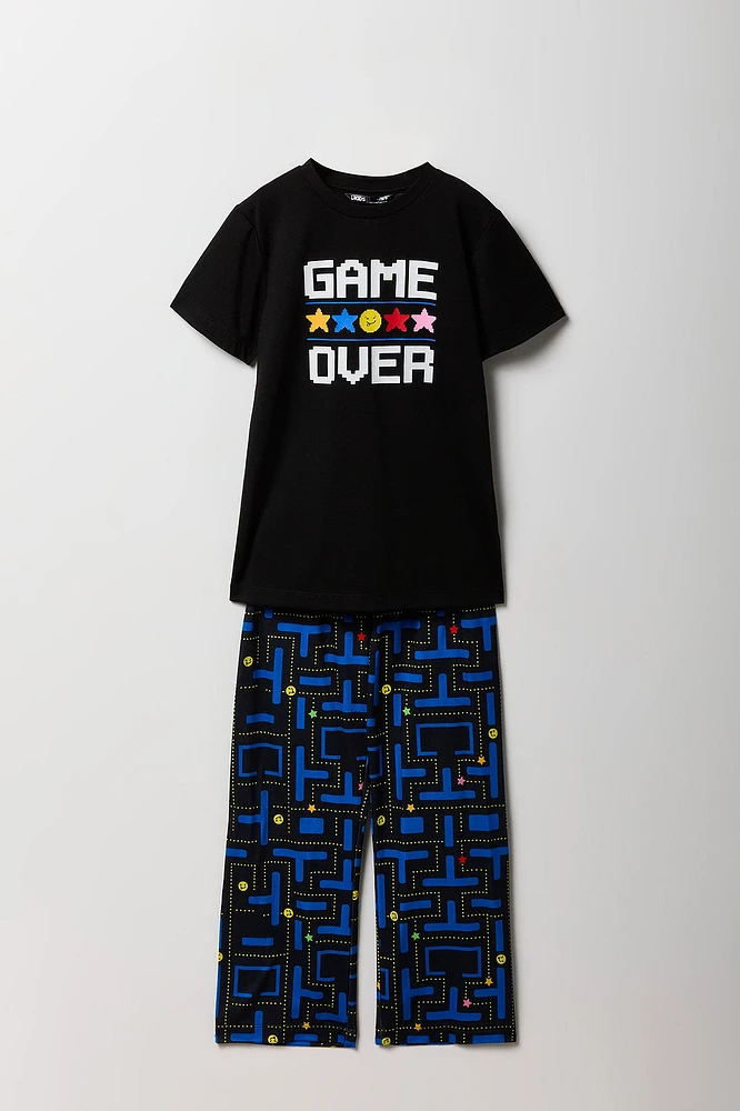 Boys Graphic T-Shirt & Pant 2 Piece Pajama Set