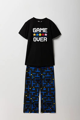 Boys Graphic T-Shirt & Pant 2 Piece Pajama Set