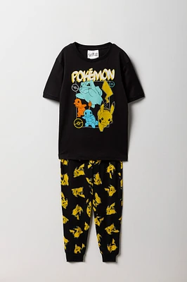 Ensemble pyjama avec t-shirt et jogger à imprimé Pokémon pour garçon