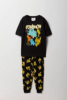 Ensemble pyjama avec t-shirt et jogger à imprimé Pokémon pour garçon