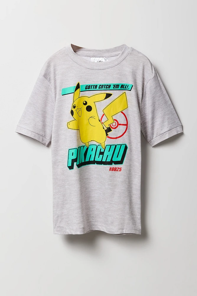 Ensemble pyjama avec t-shirt et jogger à imprimé Pokémon pour garçon