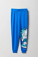 Ensemble pyjama avec t-shirt et jogger à imprimé Sonic pour garçon