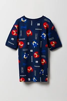 Boys Sonic & Knuckles T-Shirt Jogger 2 Piece Pajama Set