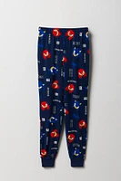 Boys Sonic & Knuckles T-Shirt Jogger 2 Piece Pajama Set