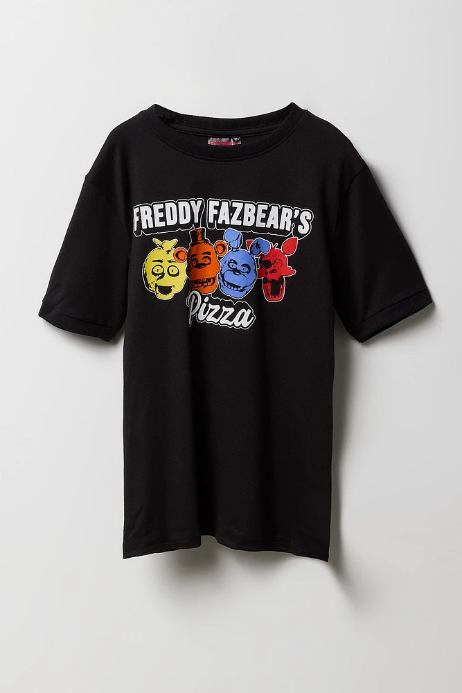 Ensemble pyjama avec t-shirt et jogger à imprimé Freddy Fazbear's Pizza pour garçon