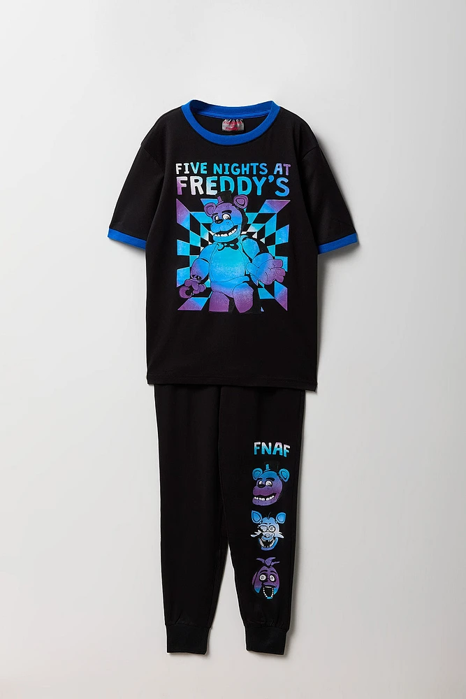 Boys Five Nights at Freddy's T-Shirt & Jogger 2 Piece Pajama Set