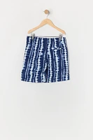 Boys Tie Dye Print Board Short