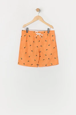 Boys Pineapple Ditsy Print Board Short