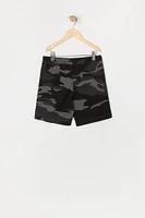 Boys Camo Drawstring Short