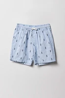 Short à taille coulissante imprimé Summer pour garçons