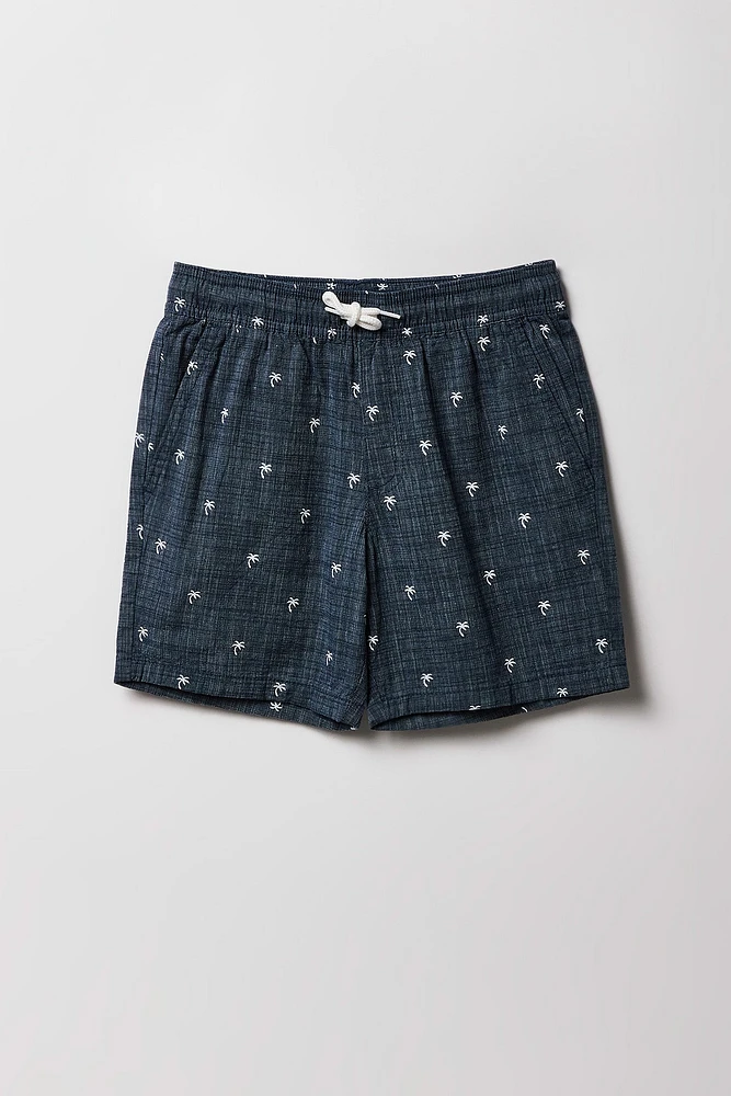 Short à taille coulissante imprimé Summer pour garçons