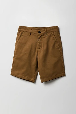 Short chino long pour garçon