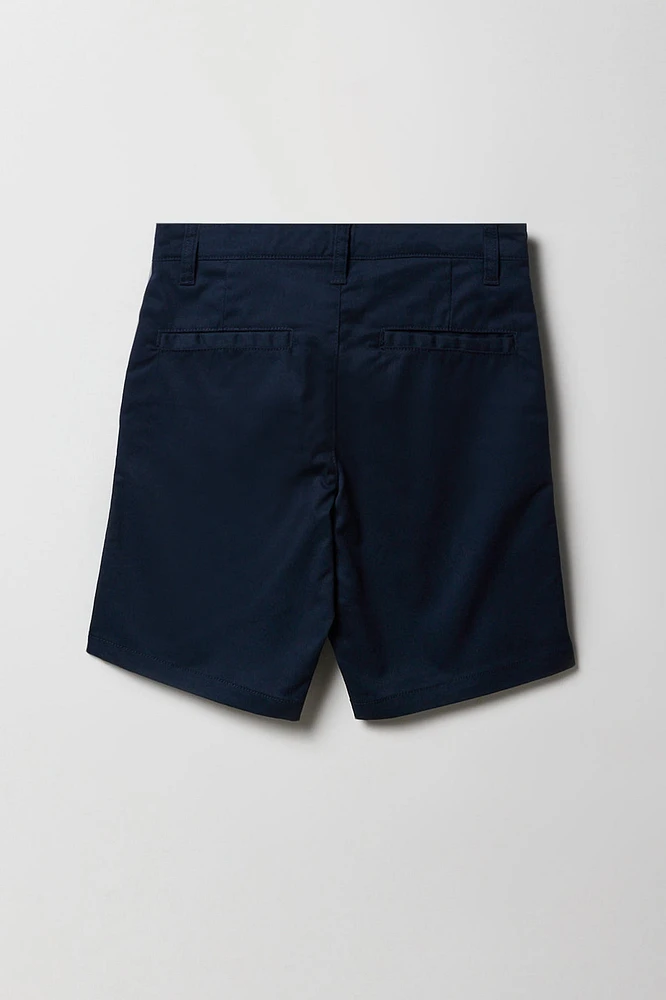 Short chino long pour garçon
