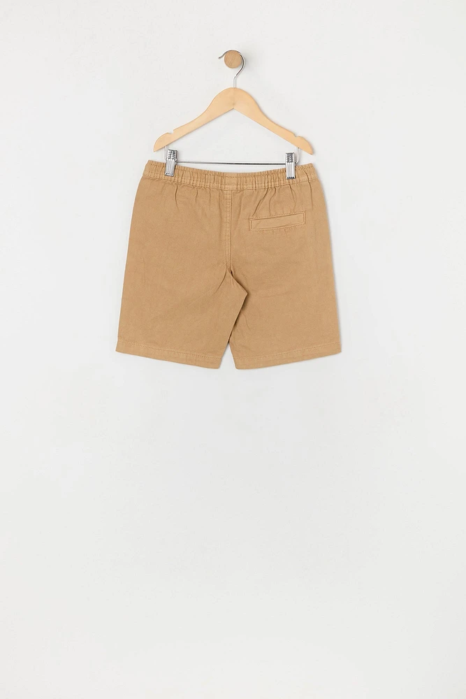 Boys Canvas Drawstring Short