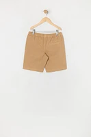 Boys Canvas Drawstring Short